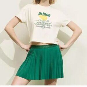 Prince For Target XS Green Pleated Skort